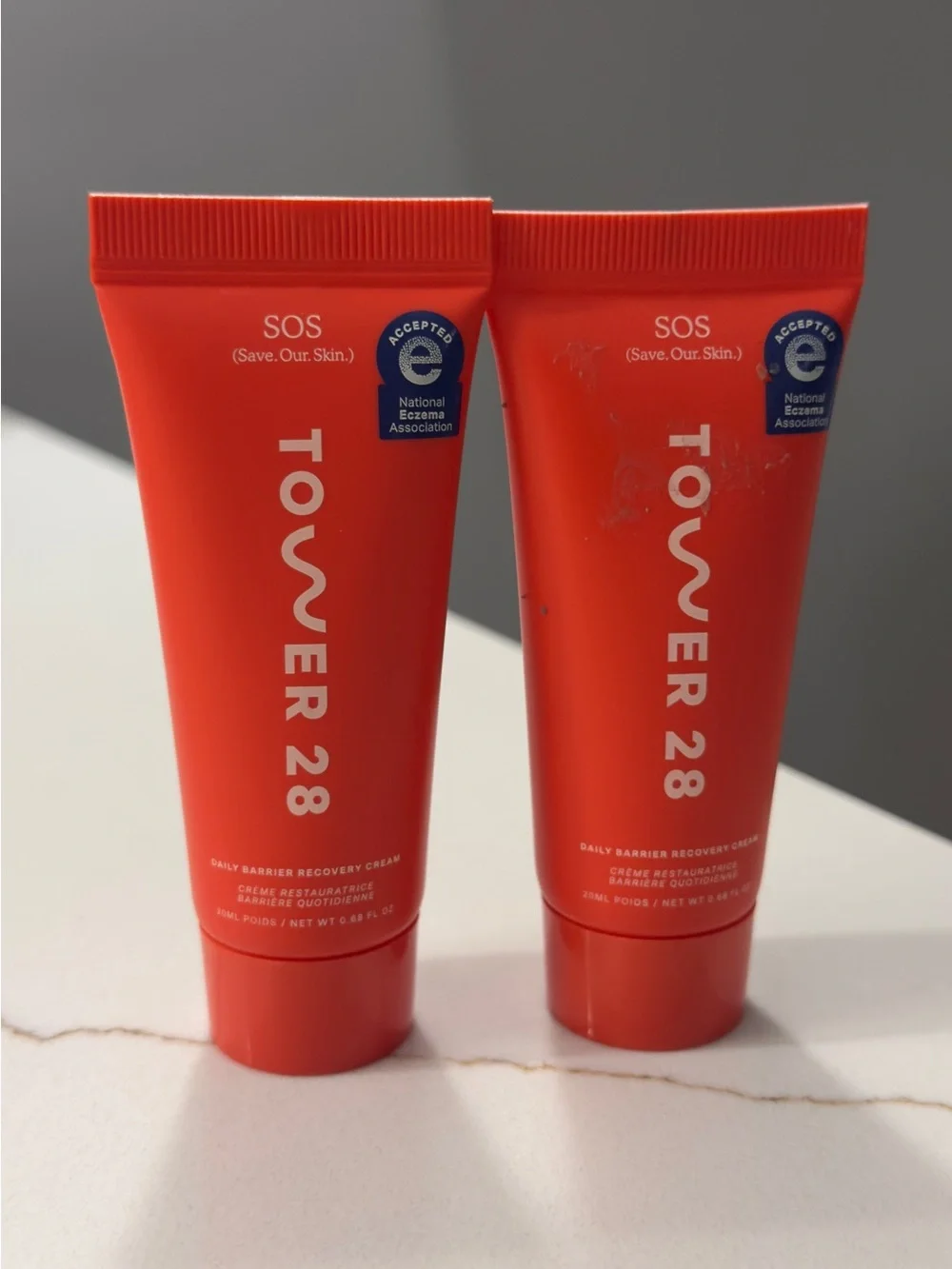 Tower 28 Mini SOS Daily Barrier Recovery Cream - Bundle of 2 - 40ml total